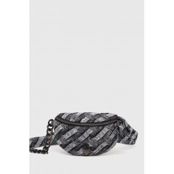 Kurt Geiger London borseta SM KENSINGTON S BELTBAG culoarea negru, 9968500669