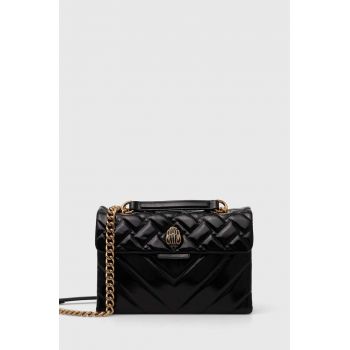 Kurt Geiger London poseta de piele KENSINGTON BAG E culoarea negru, 2709600319