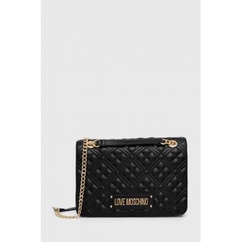 Love Moschino poseta culoarea negru, JC4014PP1LLA0000