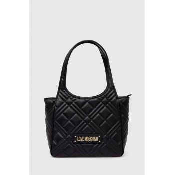 Love Moschino poseta culoarea negru, JC4144PP1LLA0000