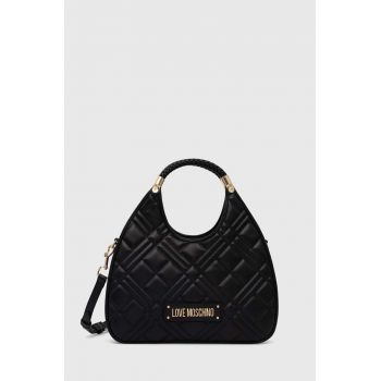 Love Moschino poseta culoarea negru, JC4146PP1LLA0000