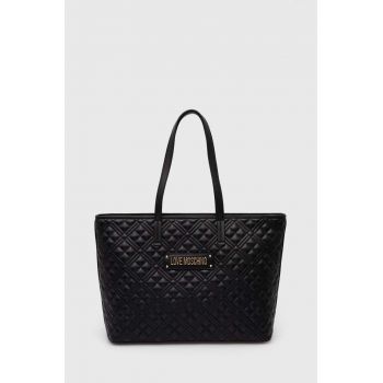 Love Moschino poseta culoarea negru, JC4166PP1LLA0000