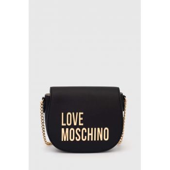 Love Moschino poseta culoarea negru, JC4194PP1LKD0000