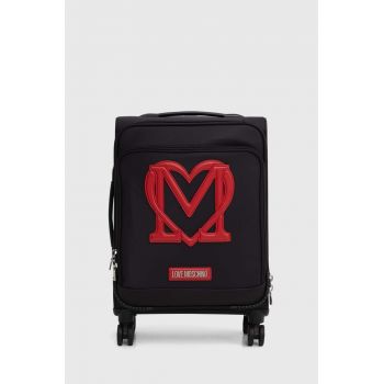 Love Moschino valiza culoarea negru, JC5101PP1LKX000A