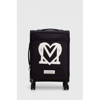 Love Moschino valiza culoarea negru, JC5101PP1LKX000A