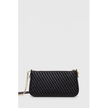 MICHAEL Michael Kors poseta de piele culoarea negru, 32T4G8EW6L