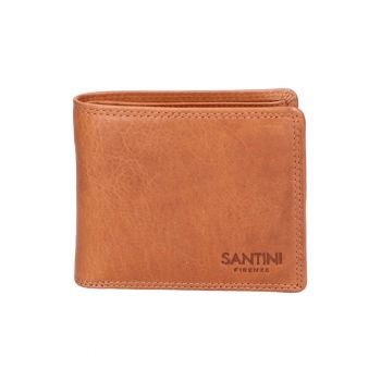Portofel de piele cu logo discret 27251