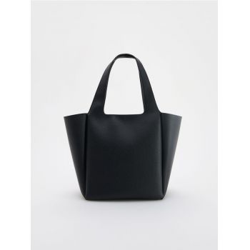 Reserved - LADIES` BAG - negru