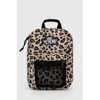 Vans rucsac OLD SKOOL LUNCH PACK culoarea bej, mic, modelator, VN000H57DAB1
