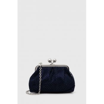 Weekend Max Mara poseta culoarea albastru marin, 2425516134600