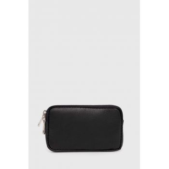 Answear Lab portofel de piele femei, culoarea negru