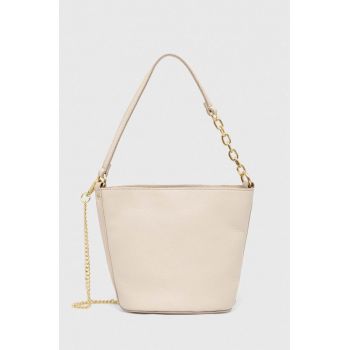 Answear Lab poseta de piele culoarea bej de firma originala