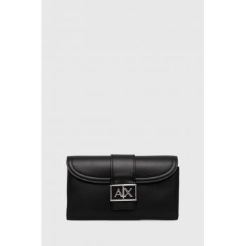 Armani Exchange portofel femei, culoarea negru, 948484 4F788