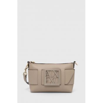 Armani Exchange poseta culoarea bej, 942907 0A874