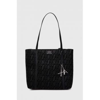 Armani Exchange poseta culoarea negru, 942930 4F711