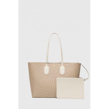 BOSS poseta culoarea bej, 50523322