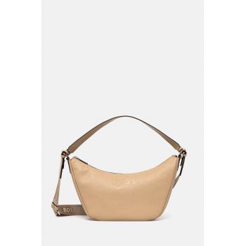 BOSS poseta culoarea bej, 50523418