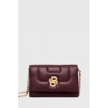 BOSS poseta culoarea bordo, 50523337