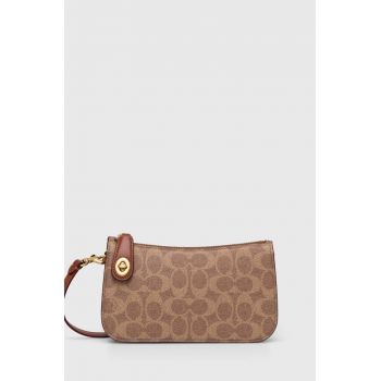 Coach poseta culoarea maro, CM568