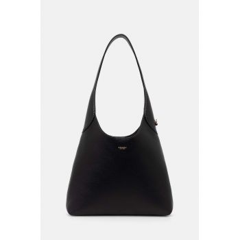 Coach poseta de piele culoarea negru, CU068