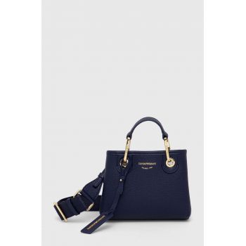 Emporio Armani poseta culoarea albastru marin, EW000382 AF12036