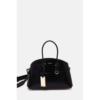 Emporio Armani poseta de piele culoarea negru, EW000364 AF11948