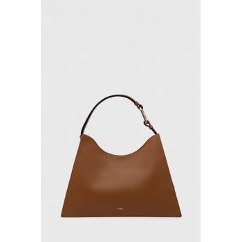 Furla poseta de piele culoarea bej, WB01246 BX2045 RY000