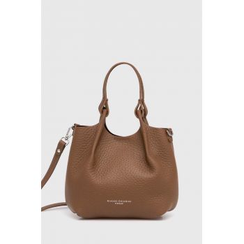 Gianni Chiarini poseta de piele culoarea maro