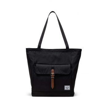 Herschel poseta Retreat Tote culoarea negru