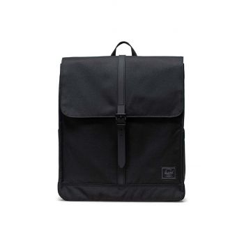Herschel rucsac City Backpack culoarea negru, mare, neted