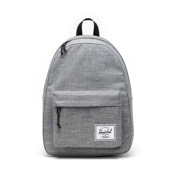 Herschel rucsac Classic Backpack culoarea gri, mic, neted