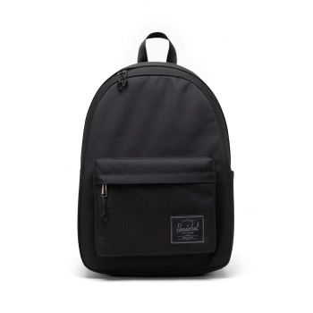 Herschel rucsac Classic Backpack culoarea negru, mare, neted