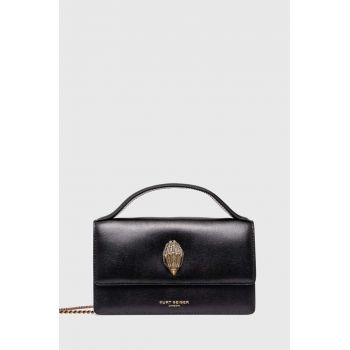Kurt Geiger London poseta SM BOND TOP HANDLE BAG culoarea negru, 2744100109