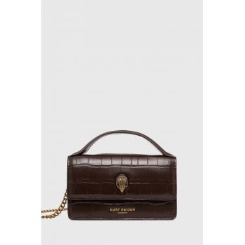Kurt Geiger London poseta XS BOND TOP HANDLE BAG culoarea maro, 2746331149