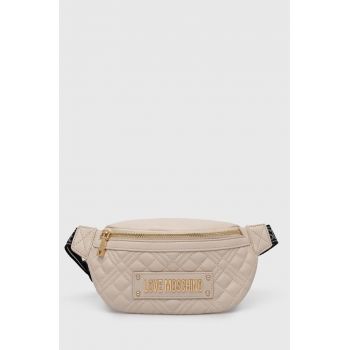 Love Moschino borseta culoarea bej, JC4003PP1LLA0000