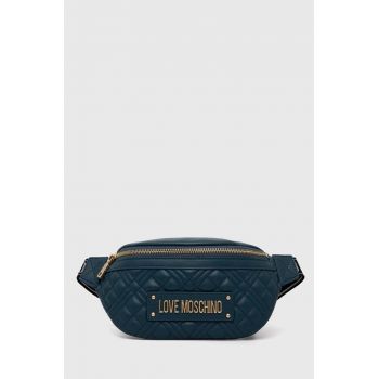 Love Moschino borseta culoarea verde, JC4003PP1LLA0000