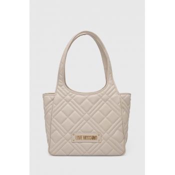 Love Moschino poseta culoarea bej, JC4144PP1LLA0000