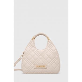 Love Moschino poseta culoarea bej, JC4146PP1LLA0000
