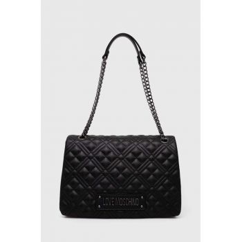 Love Moschino poseta culoarea negru, JC4014PP1LLA0000