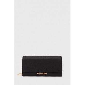 Love Moschino poseta culoarea negru, JC4072PP1LLC100A