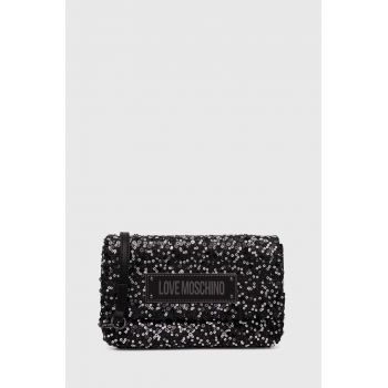 Love Moschino poseta culoarea negru, JC4143PP1LLO100A