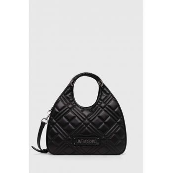 Love Moschino poseta culoarea negru, JC4146PP1LLA0000