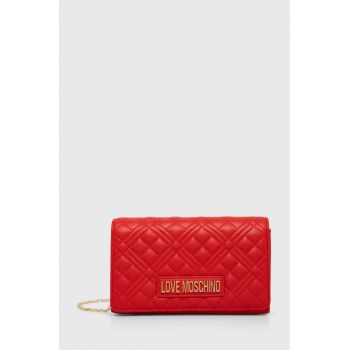 Love Moschino poseta culoarea rosu, JC4079PP1LLA0000