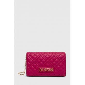 Love Moschino poseta culoarea roz, JC4079PP1LLA0000