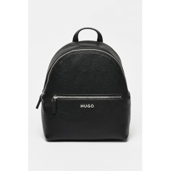 Rucsac de piele ecologica cu buzunar exterior Chris