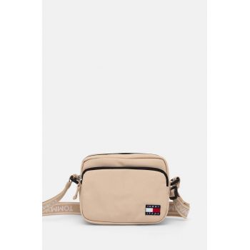 Tommy Jeans poseta culoarea bej, AW0AW16275