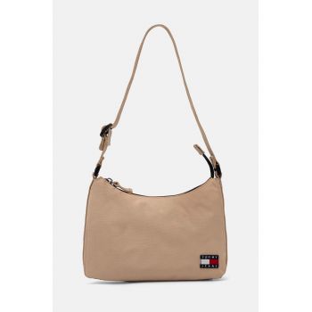 Tommy Jeans poseta culoarea bej, AW0AW16276