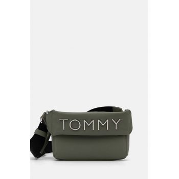 Tommy Jeans poseta culoarea verde, AW0AW16262