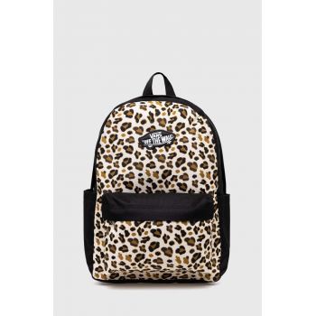 Vans ghiozdan copii Old Skool Grom Backpack culoarea bej, mare, modelator, VN000H56DAB1