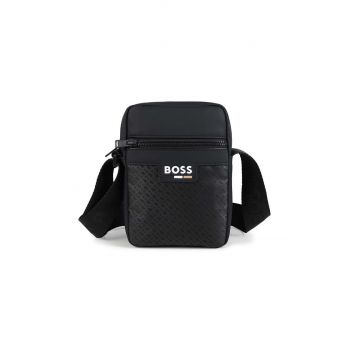 BOSS borseta copii culoarea negru, J51583